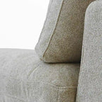 160 Modernes Leinenpolsterung 4-teiliges Ecksofa Minimalismus Commix Daunengefüllte modulare Sofas