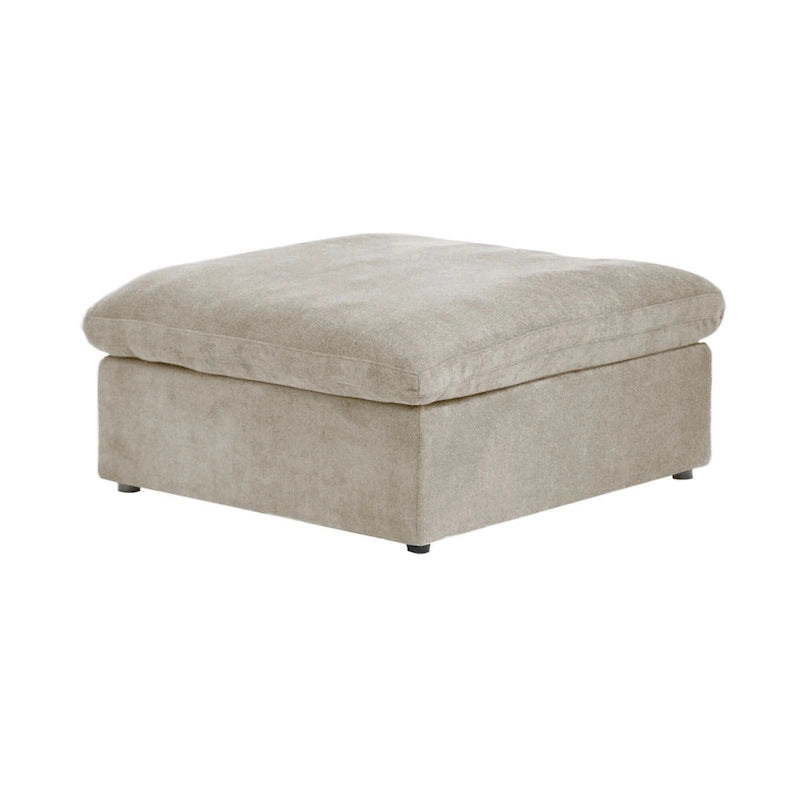 160 Modernes Leinenpolsterung 4-teiliges Ecksofa Minimalismus Commix Daunengefüllte modulare Sofas