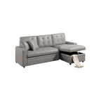 Poundex Umwandelbares Schlafsofa mit Stauraum