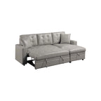 Poundex Umwandelbares Schlafsofa mit Stauraum