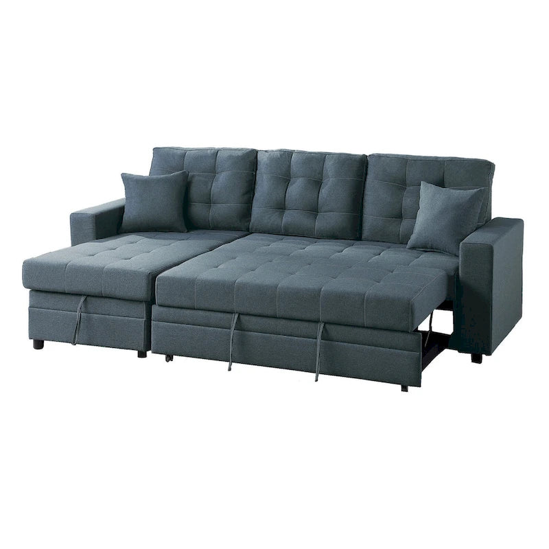 Poundex Umwandelbares Schlafsofa mit Stauraum