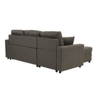 Poundex Umwandelbares Schlafsofa mit Stauraum