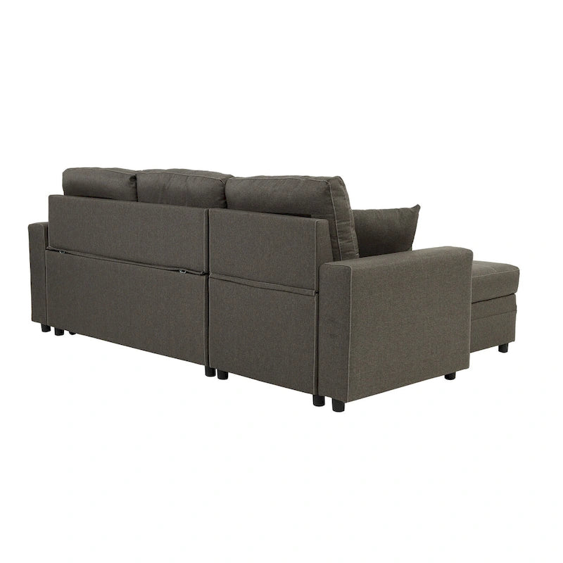 Poundex Umwandelbares Schlafsofa mit Stauraum