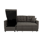 Poundex Umwandelbares Schlafsofa mit Stauraum
