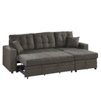 Poundex Umwandelbares Schlafsofa mit Stauraum