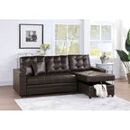 Poundex Umwandelbares Schlafsofa mit Stauraum