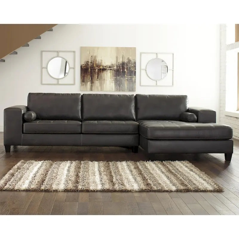 Signature Design by Ashley Nokomis 2-teiliges Sektionalsofa mit Chaiselongue
