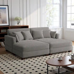 88 Umwandelbares größeres modulares Ecksofa-Set