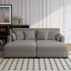 88 Umwandelbares größeres modulares Ecksofa-Set