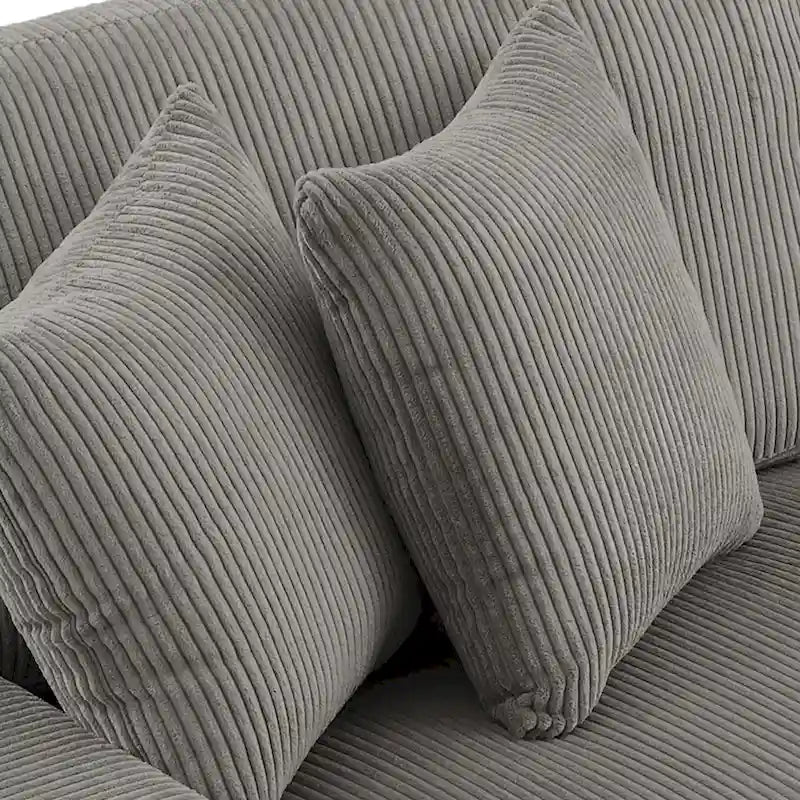 88 Umwandelbares größeres modulares Ecksofa-Set