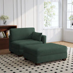 88 Umwandelbares größeres modulares Ecksofa-Set