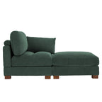 88 Umwandelbares größeres modulares Ecksofa-Set