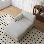 88 Umwandelbares größeres modulares Ecksofa-Set