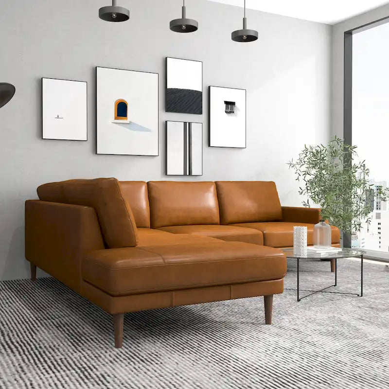 Harman Modernes Ecksofa für das Wohnzimmer mit Stoffbezug