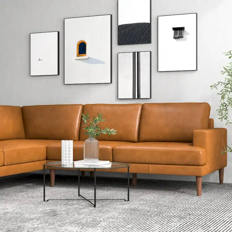 Harman Modernes Ecksofa für das Wohnzimmer mit Stoffbezug
