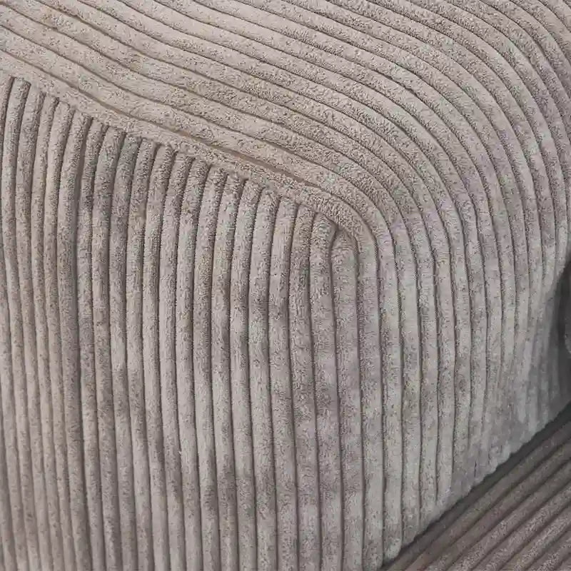 Sektional-Sofa mit 4 Kissen, Modernes luxuriöses modulares Sektional-Sofa mit Chaiselongue-Hockern