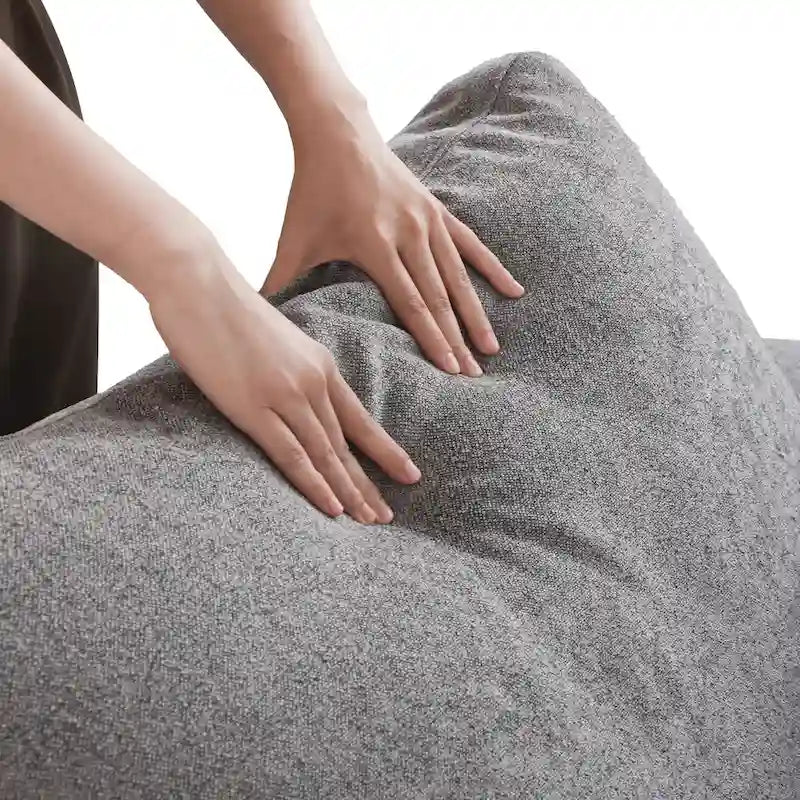 160 Breites Sektionssofa mit Daunenfüllung, U-förmige Couch, 4-Sitzer mit 2 Ottomanen