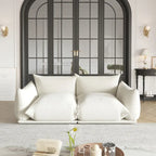 Modulare Polster-Ecksofas aus Chenille-Stoff Loungesofas