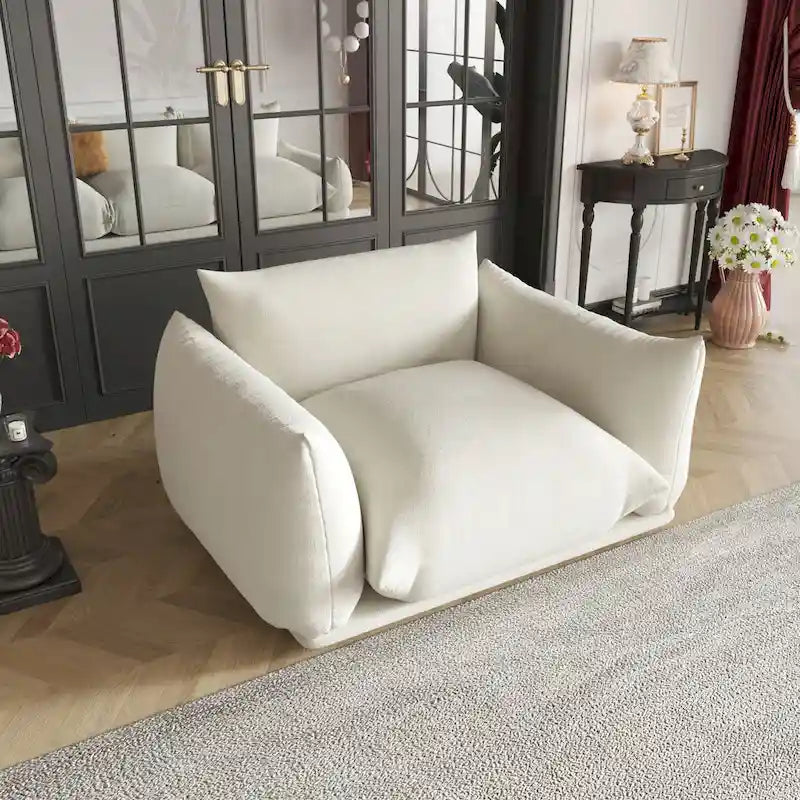 Modulare Polster-Ecksofas aus Chenille-Stoff Loungesofas