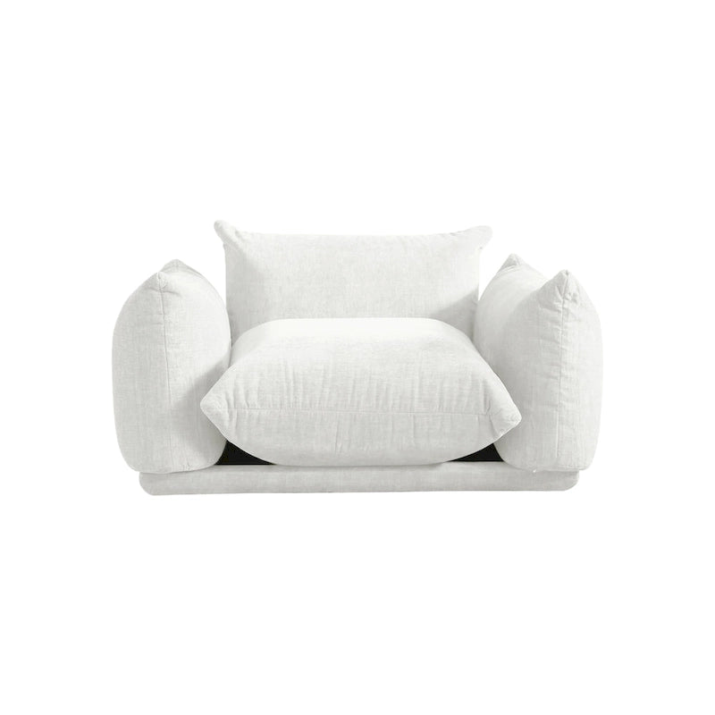 Modulare Polster-Ecksofas aus Chenille-Stoff Loungesofas