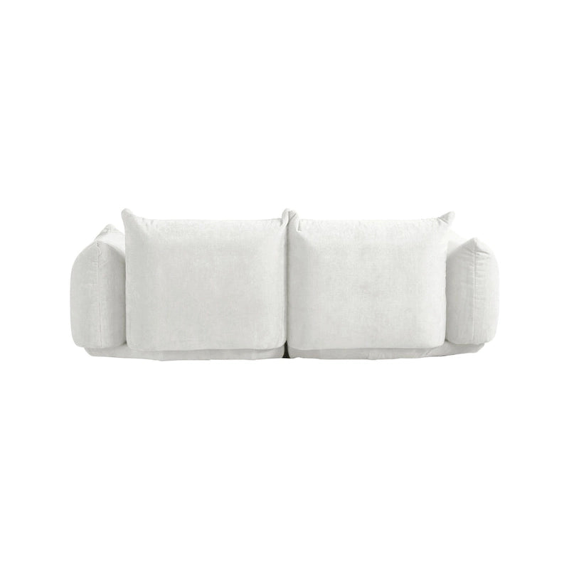 Modulare Polster-Ecksofas aus Chenille-Stoff Loungesofas
