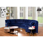 Velvet Symmetrical Modular U Shaped Curved Corner Sectional Sofas - 141 Wide