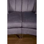 Samt Symmetrisches Modulares U-förmiges Ecksofa - 358 cm breit