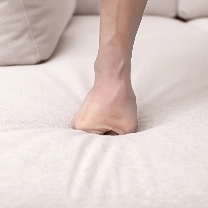 U-förmiges Sektionalsofa, extrabreites Doppel-Chaiselongue-Sofa
