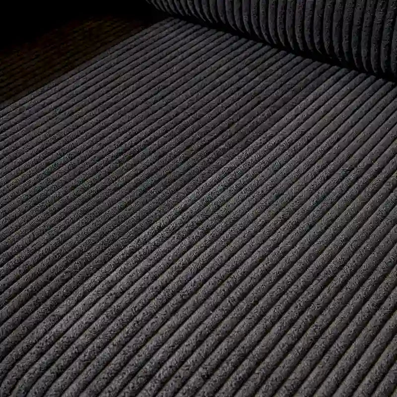 HOOOWOOO Wohnzimmer L-förmiges Polyestergewebe Wendesofa mit Récamiere