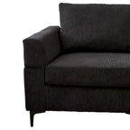 HOOOWOOO Wohnzimmer L-förmiges Polyestergewebe Wendesofa mit Récamiere