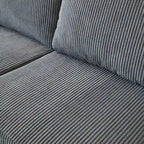 HOOOWOOO Wohnzimmer L-förmiges Polyestergewebe Wendesofa mit Récamiere
