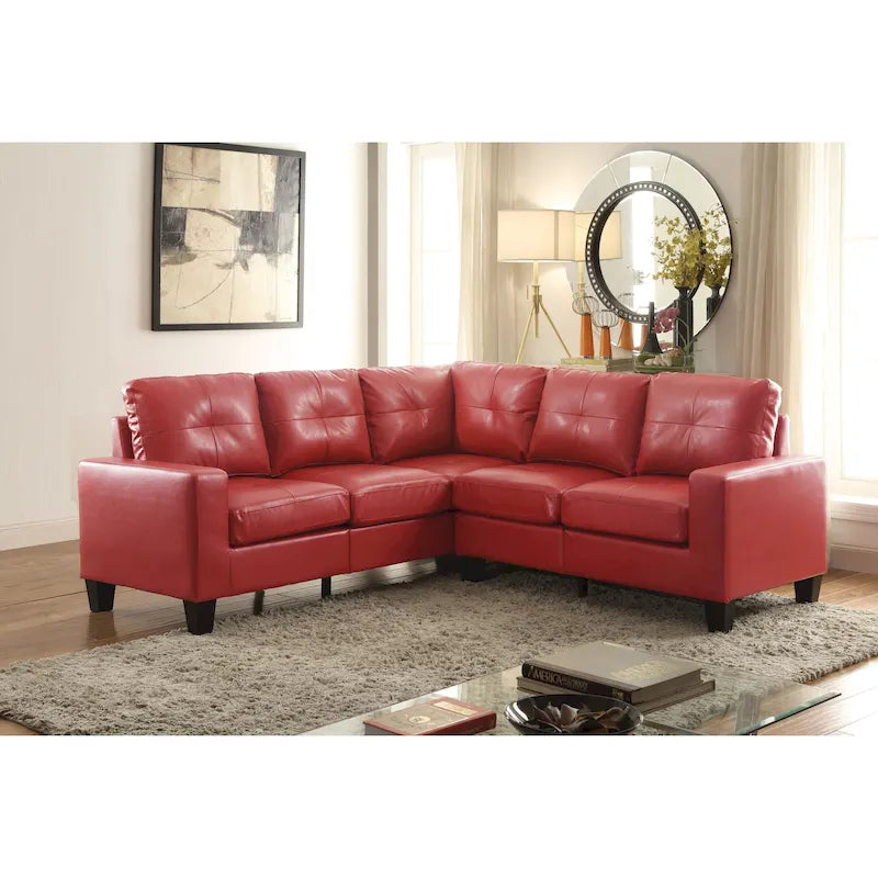 Newbury Ecksofa aus Kunstleder