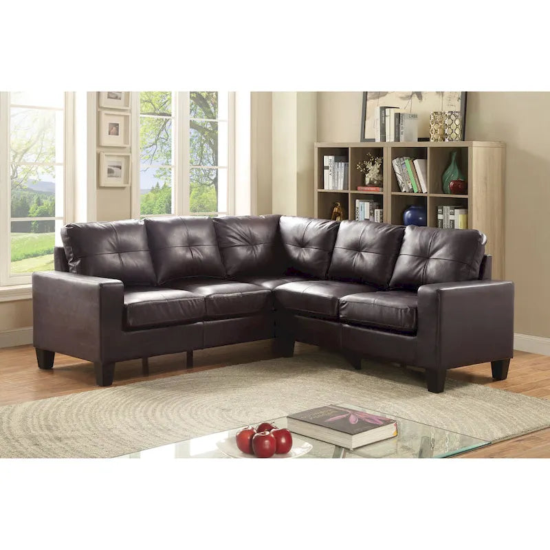 Newbury Ecksofa aus Kunstleder