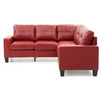 Newbury Ecksofa aus Kunstleder