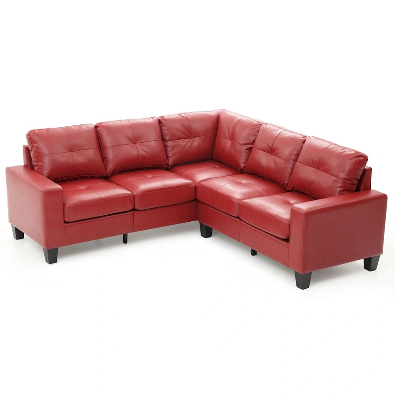 Newbury Ecksofa aus Kunstleder