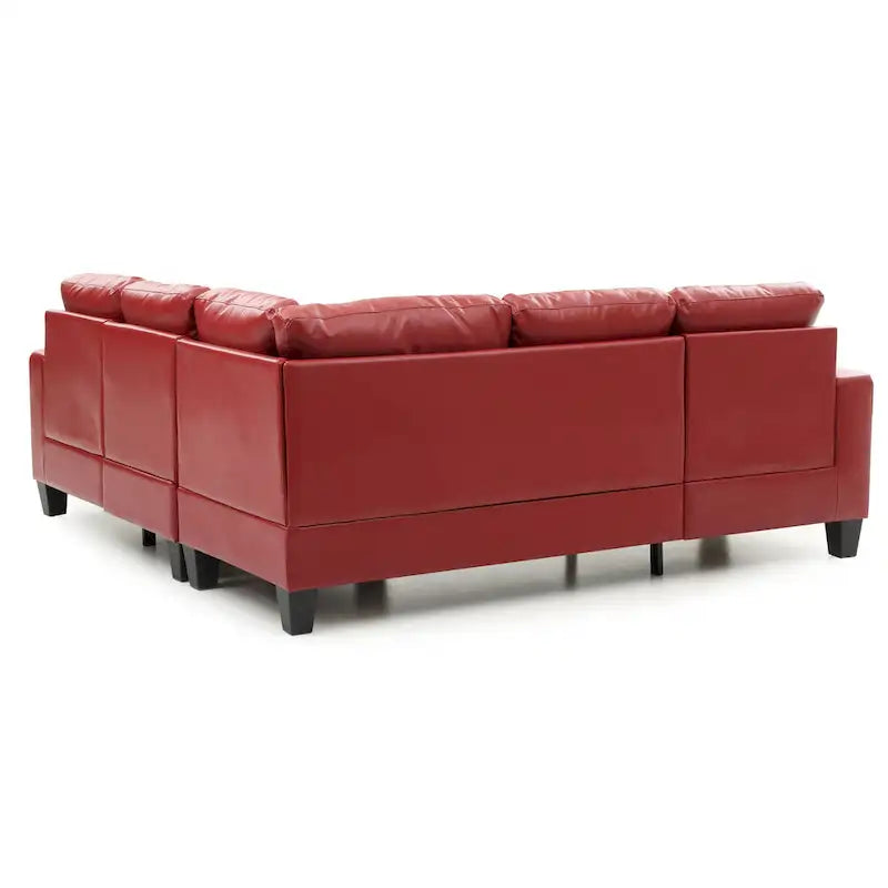 Newbury Ecksofa aus Kunstleder