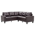 Newbury Ecksofa aus Kunstleder