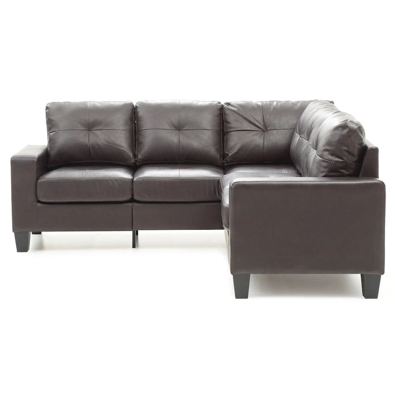 Newbury Ecksofa aus Kunstleder