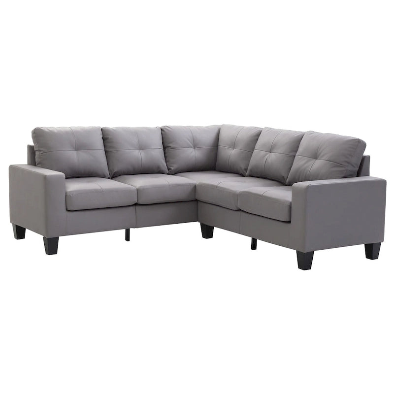 Newbury Ecksofa aus Kunstleder
