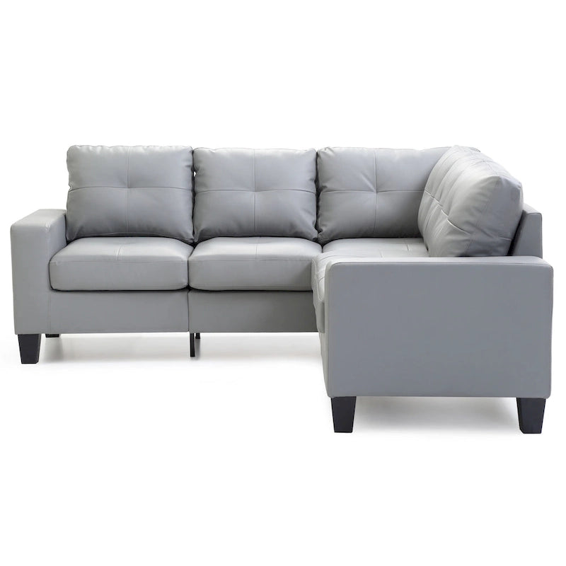 Newbury Ecksofa aus Kunstleder