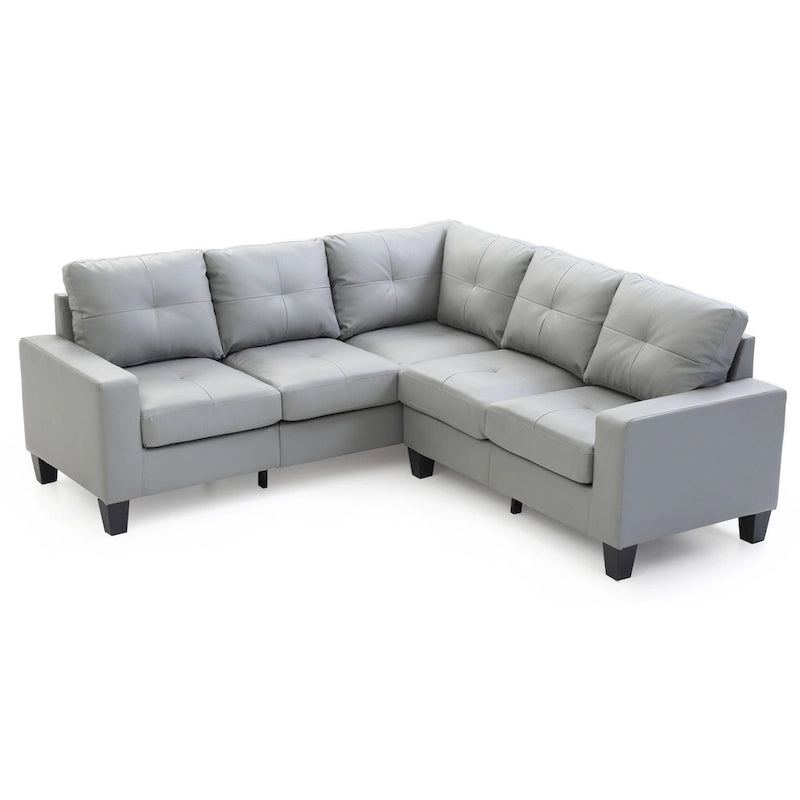Newbury Ecksofa aus Kunstleder