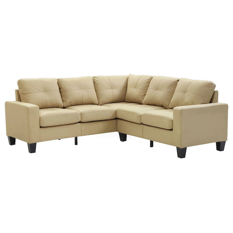 Newbury Ecksofa aus Kunstleder