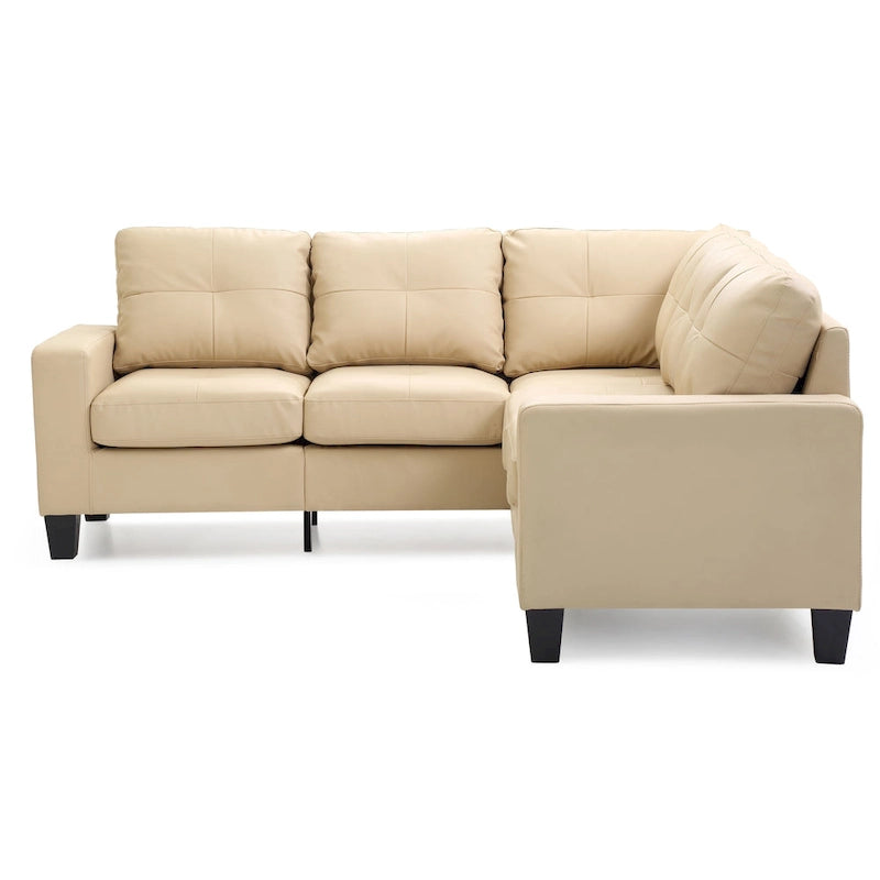 Newbury Ecksofa aus Kunstleder