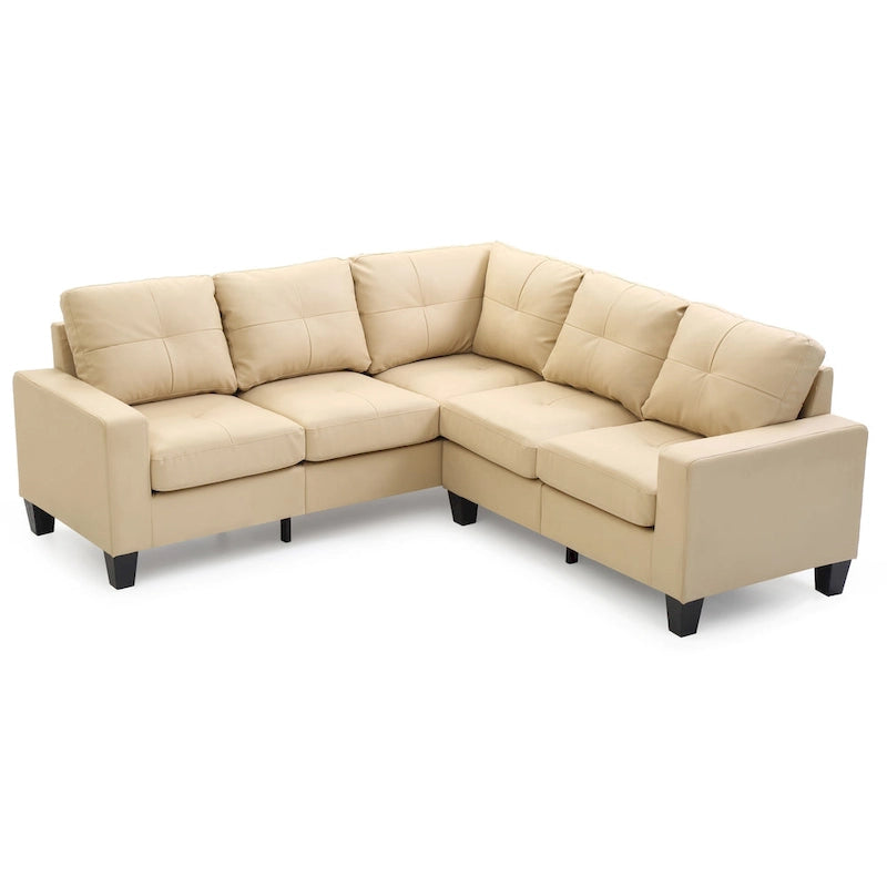 Newbury Ecksofa aus Kunstleder