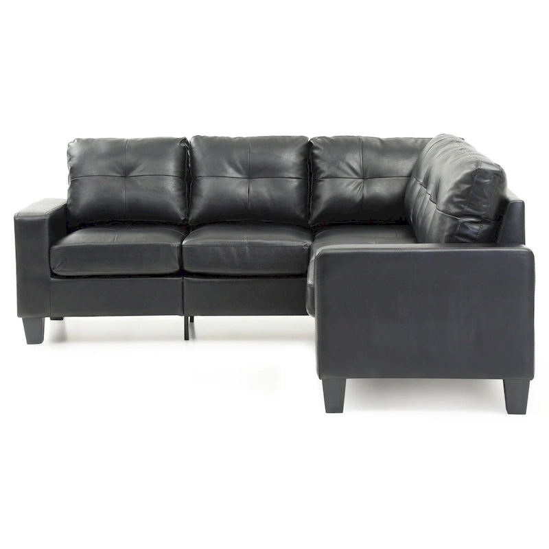 Newbury Ecksofa aus Kunstleder