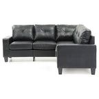 Newbury Ecksofa aus Kunstleder