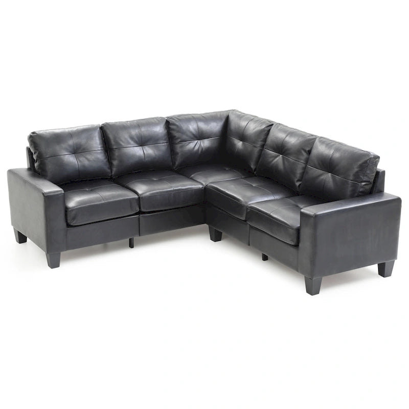Newbury Ecksofa aus Kunstleder