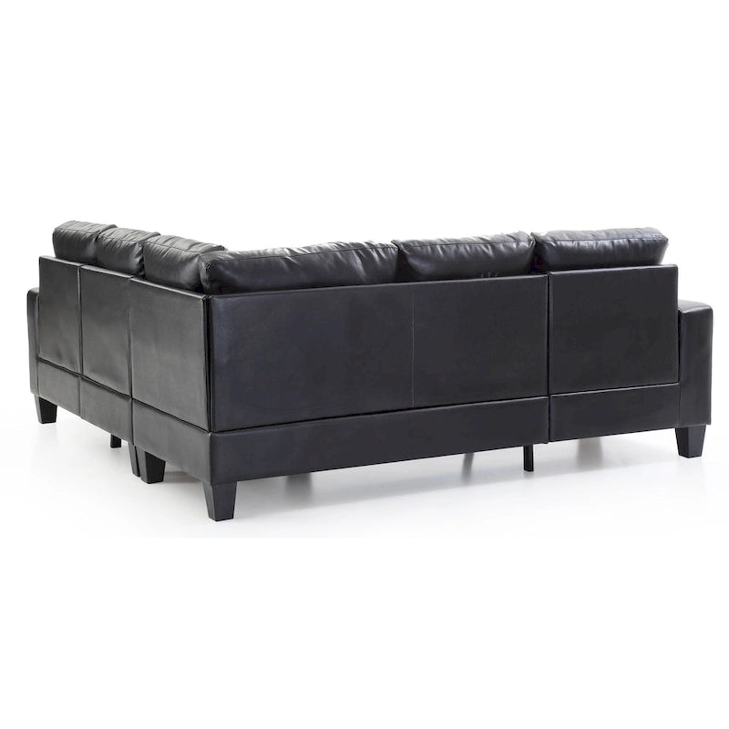 Newbury Ecksofa aus Kunstleder