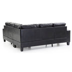 Newbury Ecksofa aus Kunstleder