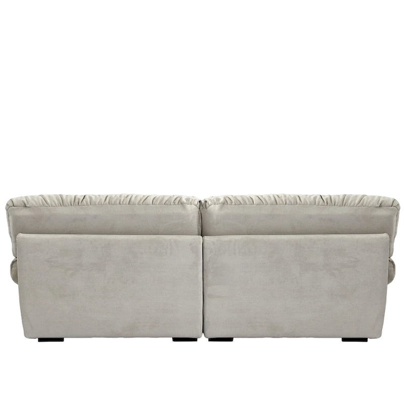 105 Suede-Stoff-Ecksofa Wolkenform-Couch für das Wohnzimmer